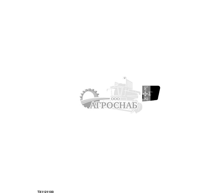 Табличка, органы управления рычагов обратной лопаты - ST730557 231.jpg